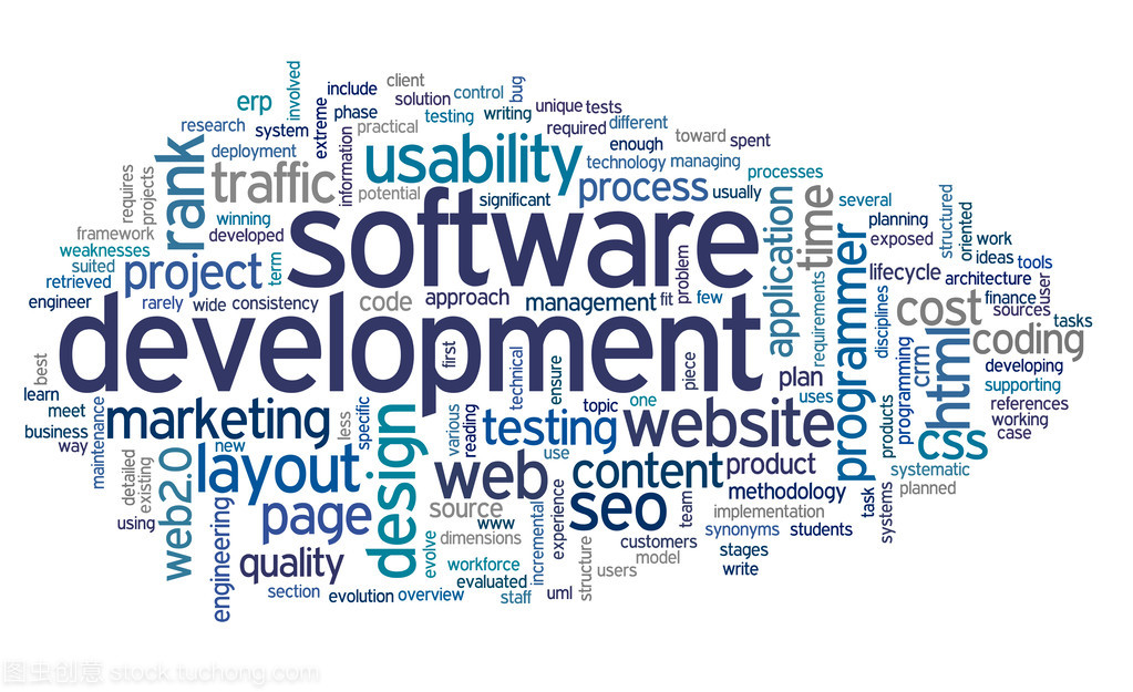 標(biāo)簽云中的軟件開發(fā)概念